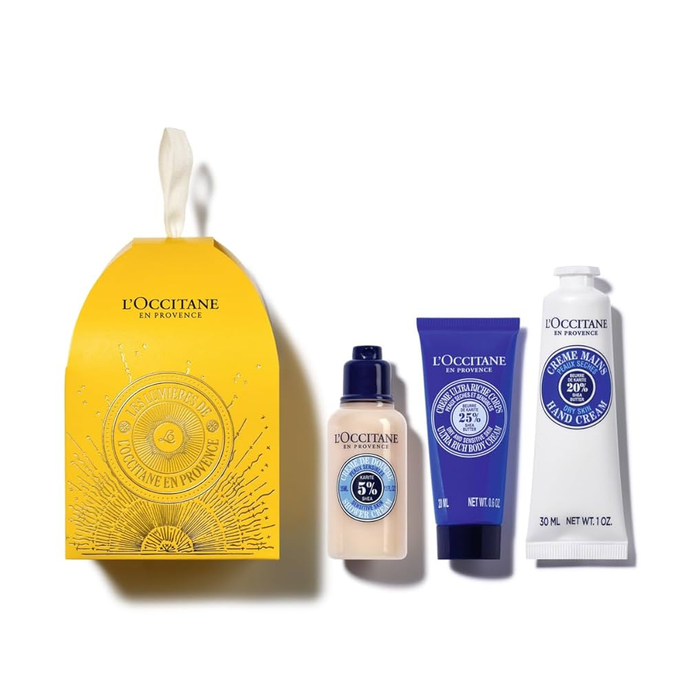 L'OCCITANE Shea Holiday Ornament Gift Set for Comforted & Nourished Skin: Includes Travel-Sized S... | Amazon (US)