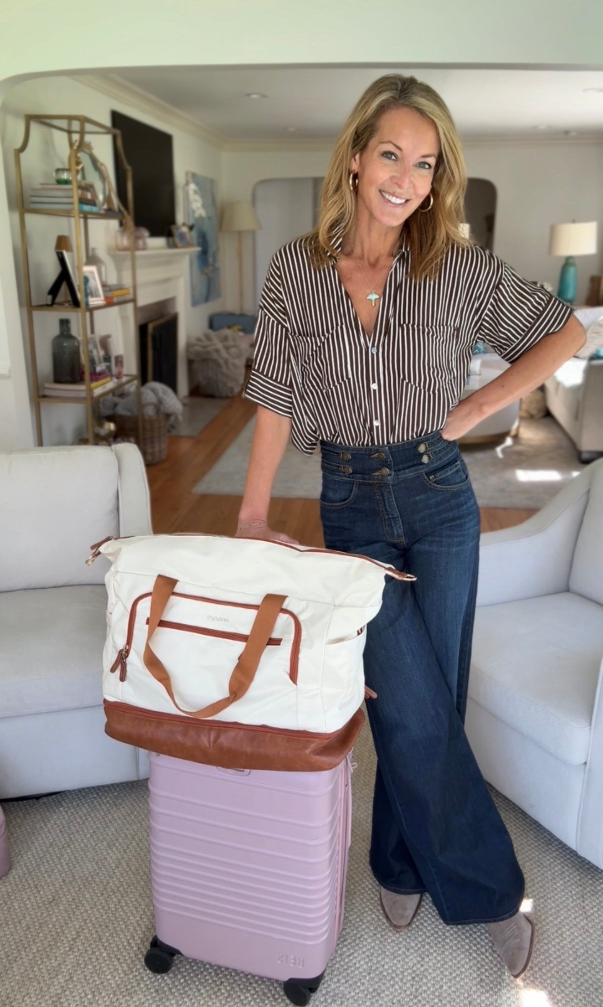 Travel in style for WAY LESS! This BEIS Dupe is LEGIT!!!

#LTKmomlife #LTKTravel #LTKOver40
