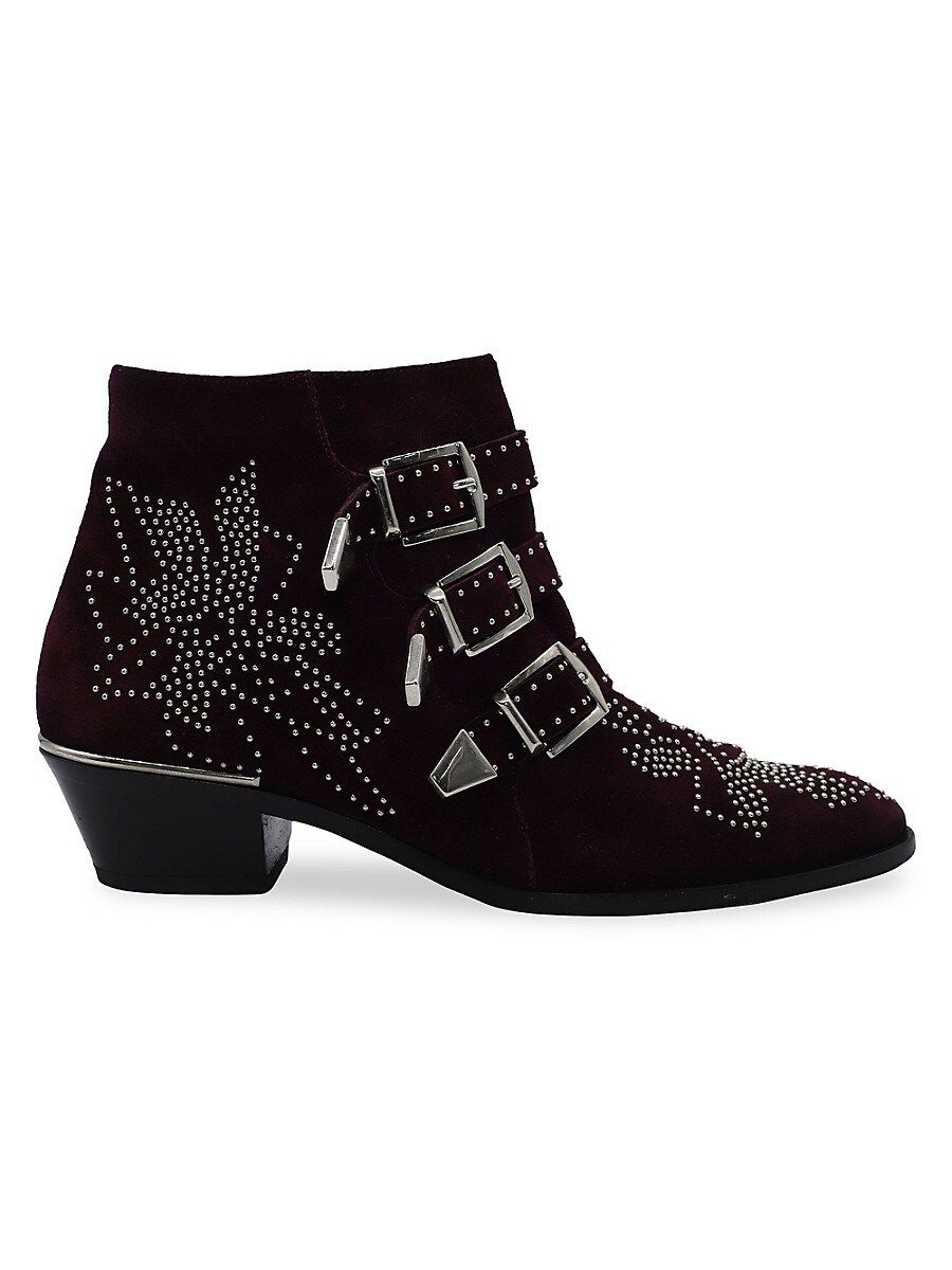 Chloé Women's Chloe Susanna Boots In Purple Suede - Purple - Size 40.5 (10.5) | Saks Fifth Avenue OFF 5TH (Pmt risk)