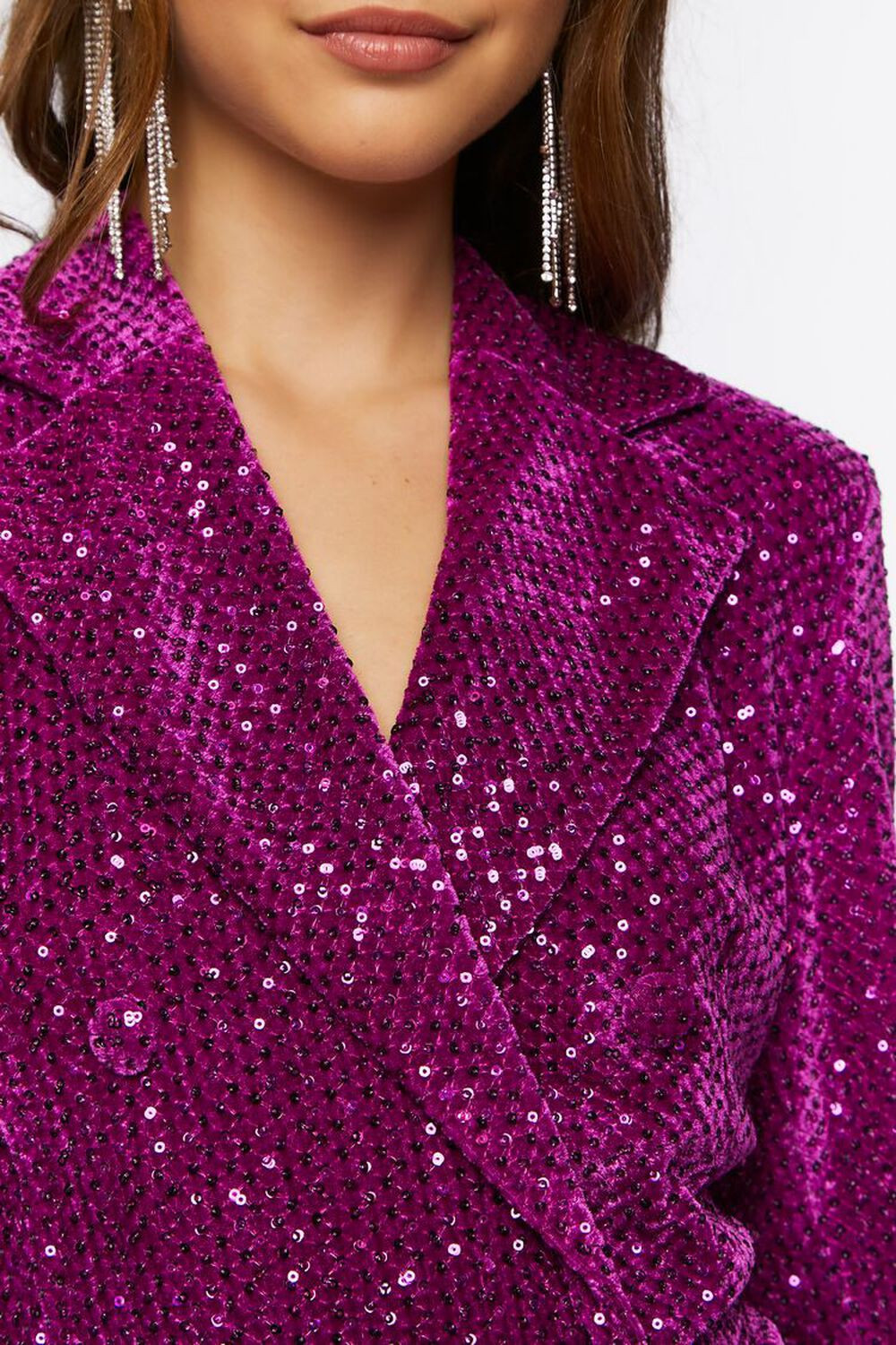 Sequin Cropped Blazer | Forever 21 (US)