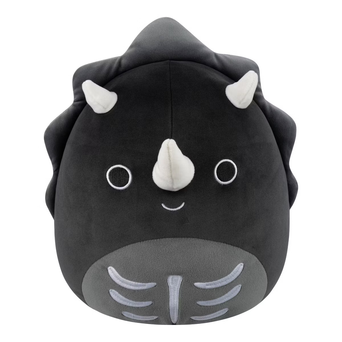 Squishmallows 12" Black Skeleton Triceratops Medium Plush | Target