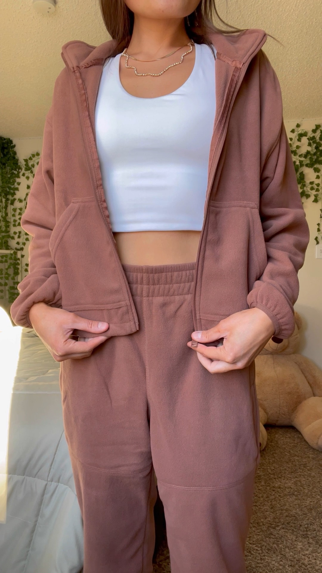 Comfy NYE outfit as seen on my IG stories! 
I’m wearing a size S (top & bottoms)

#LTKfit #LTKHoliday #LTKGiftGuide