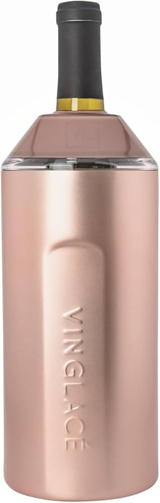 Vinglacé Wine Bottle Chiller- Portable Champagne Insulator- Stainless Steel Wine Cooler Sleeve -... | Amazon (US)