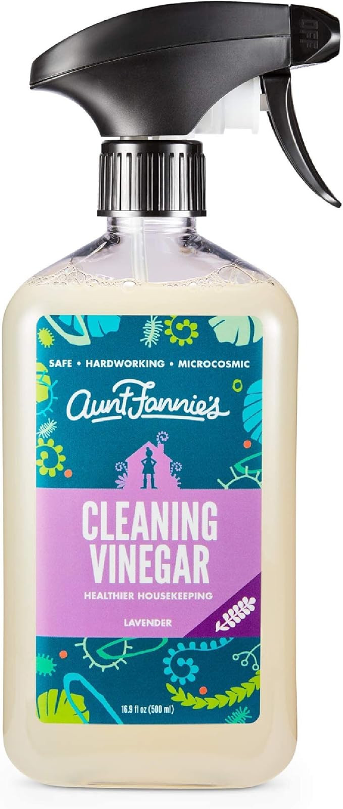 Aunt Fannie's All Purpose Cleaning Vinegar, Multisurface Spray Cleaner, 16.9 Ounces, Lavender Sce... | Amazon (US)