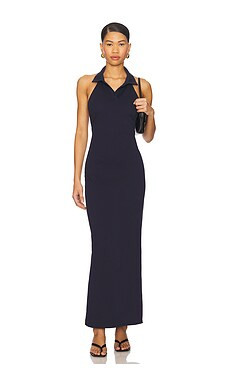 Lovers and Friends Deb Polo Maxi Dress in Navy Blue from Revolve.com | Revolve Clothing (Global)
