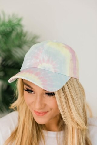 Relaxing Reality Tie Dye Hat Pink | The Pink Lily Boutique