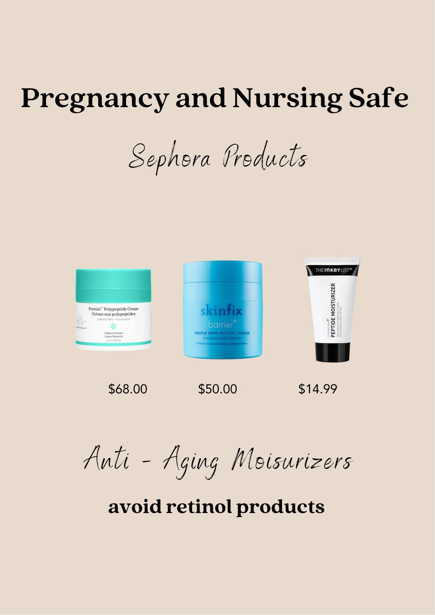 Anti - Aging Moisturizers that are pregnancy safe and nursing safe 



#LTKbeauty #LTKGiftGuide #LTKbump