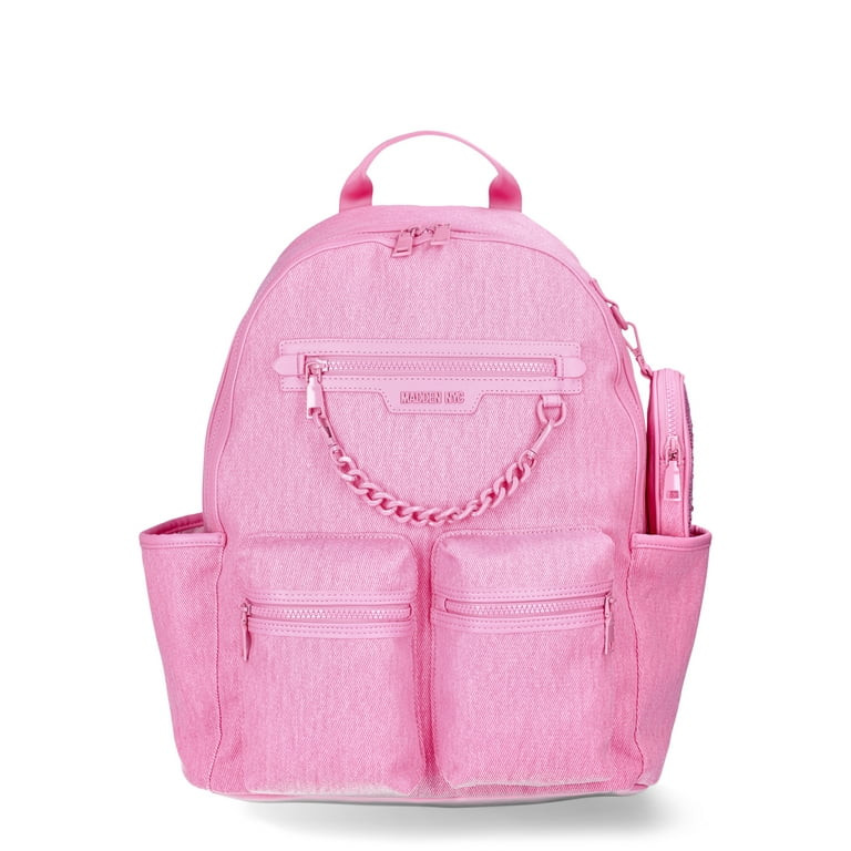 Madden NYC Women's Backpack, Pink Denim - Walmart.com | Walmart (US)
