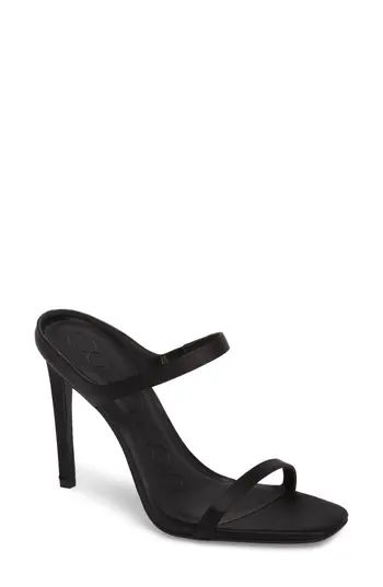 Women's Calvin Klein Dala Strappy Mule, Size 5 M - Black | Nordstrom