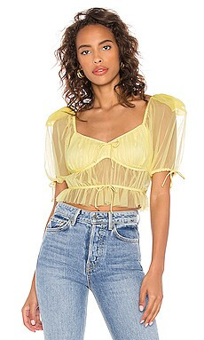Sunshine Crop Top
                    
                    For Love & Lemons | Revolve Clothing (Global)