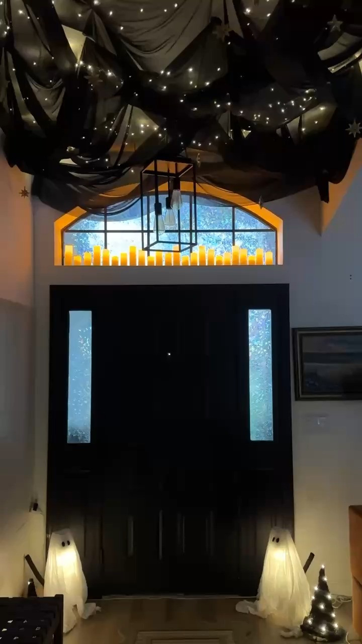 It's giving magical, spooky, Halloween, and maybe Harry Potter? I'm obsessed with how the entryway turned out! Linking everything below for you!  

 #LTKHalloween #LTKSeasonal #LTKFamily