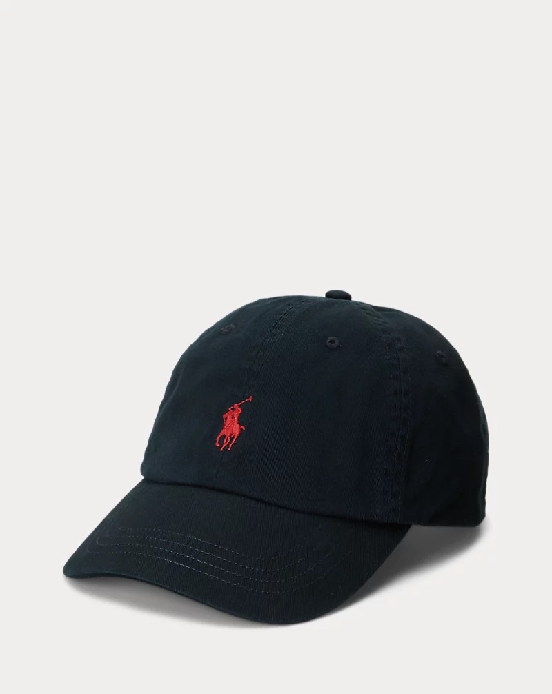 Cotton Chino Baseball Cap | Ralph Lauren UK | Ralph Lauren (UK)