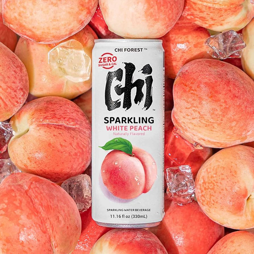 CHI FOREST White Peach Sparkling Water (11.16 oz* 24) | Amazon (US)