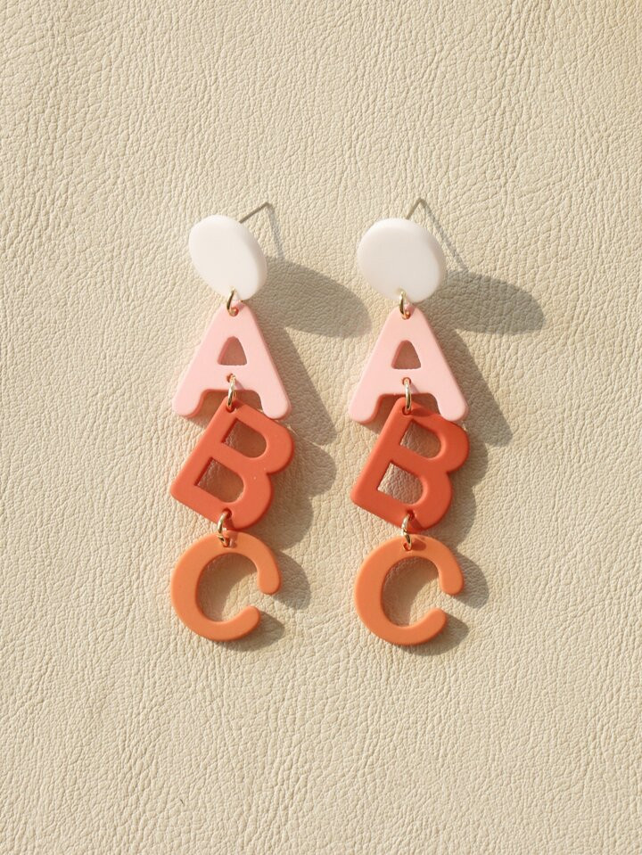 Letter Drop Earrings | SHEIN