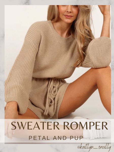 How cute is this sweater romper for an easy spring outfit. A great  vacation outfit , travel outfit or airport outfit too. 

vacation outfit , resort wear spring outfit , spring , romper , sweater , easter , airport outfit , travel outfit , nashville outfit , eras tour , taylor swift concert outfit , spring style , boho , casual 

#LTKunder100 #LTKunder50 #LTKSeasonal #LTKstyletip #LTKFind #LTKbump #LTKcurves #LTKtravel