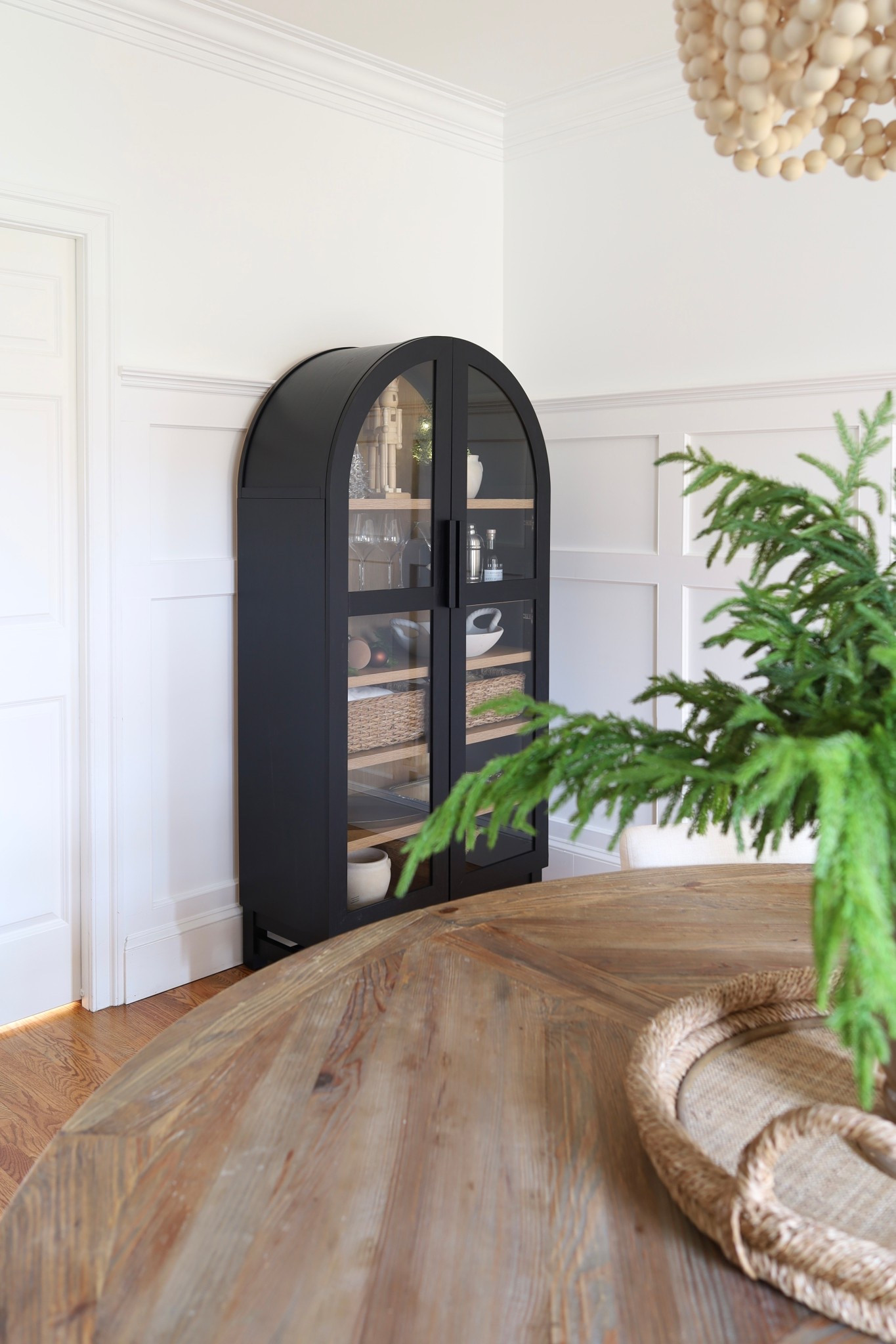 Walmart arched cabinet that looks expensive!

dining room, storage, neutral home aesthetic, elevated style 

 #LTKOver40 #LTKHome