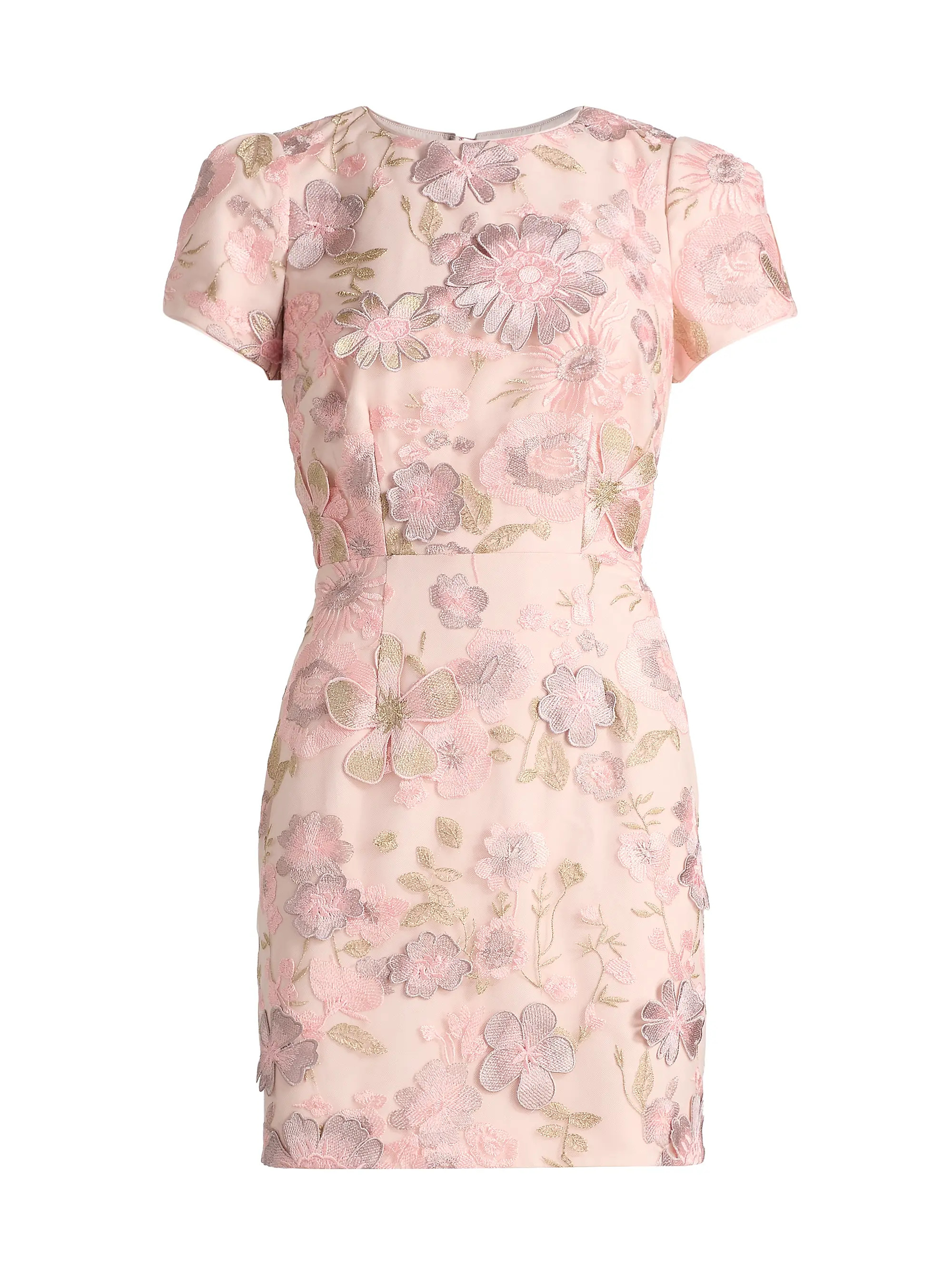 Daisy Floral-Embroidered Minidress | Saks Fifth Avenue