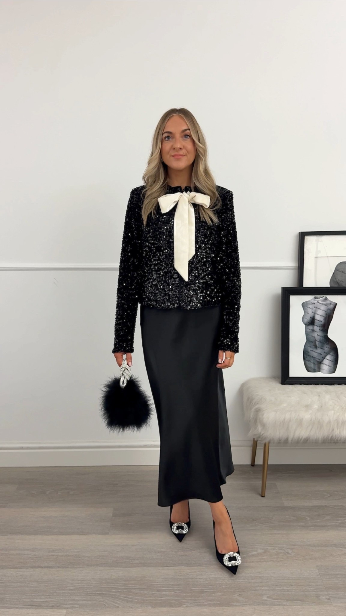 Satin skirt outfit 

#LTKfestive #LTKdatenight #LTKpartywear