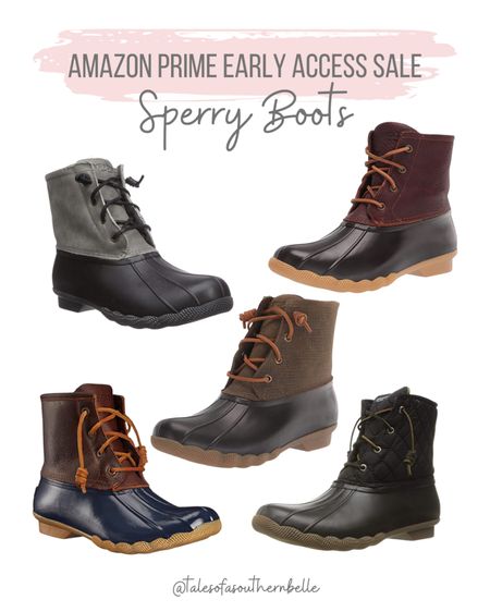 Sperry Boots // Amazon Prime Early Access Sale 

Fall boots. Winter boots. Hiking boots. Coastal style. Fall style. Fall outfits. Fall footwear. 

#LTKunder100 #LTKSeasonal #LTKsalealert