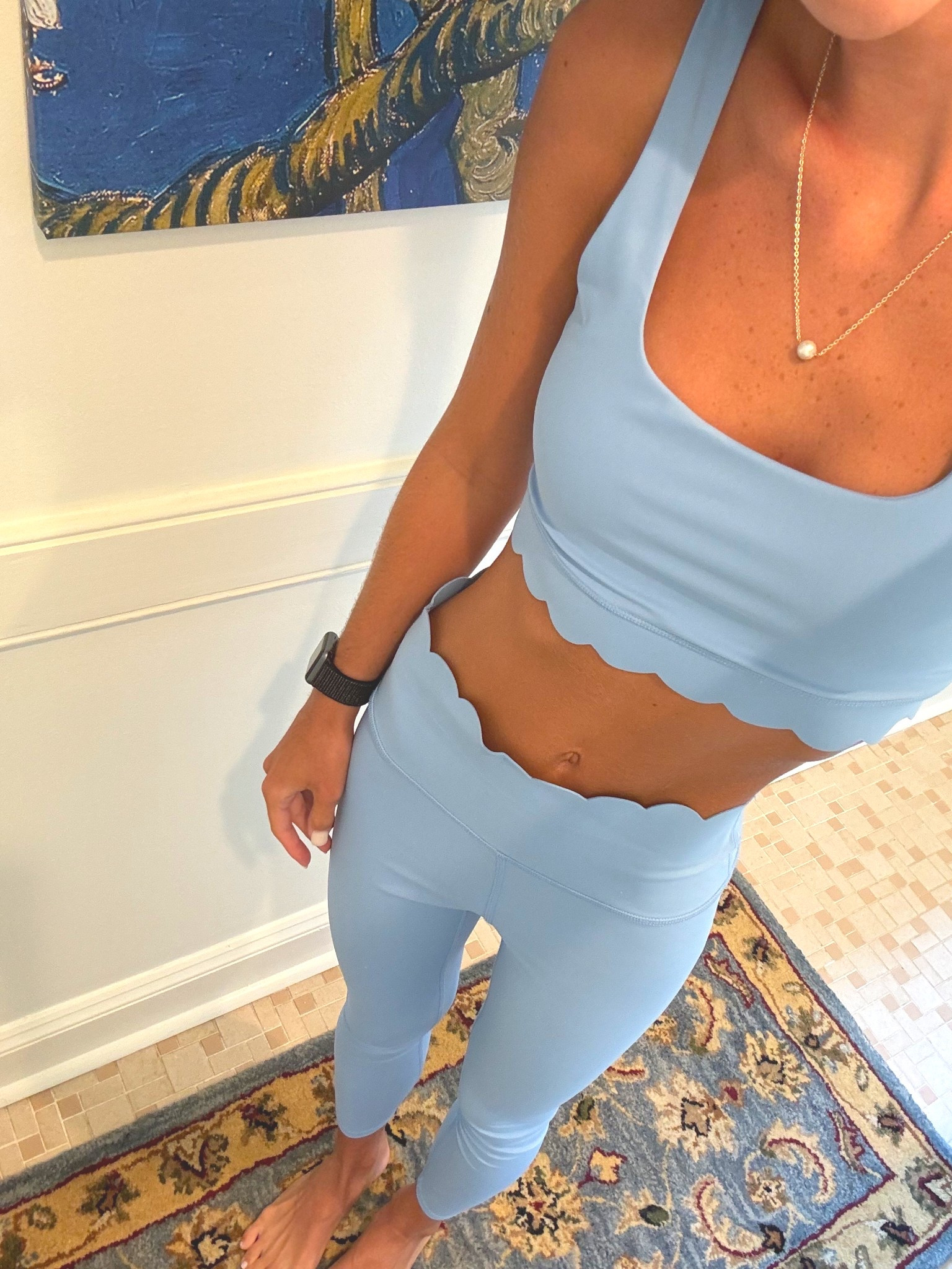 Target Sets are my #1! The top is sold out but the leggings are still in stock! Also linked some other scalloped alternatives 🩵

#LTKActive