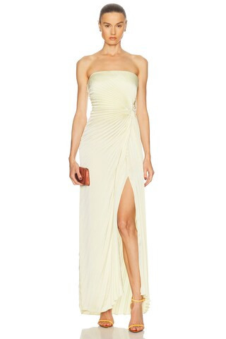 A.L.C. Layla Gown in Lemon | FWRD 