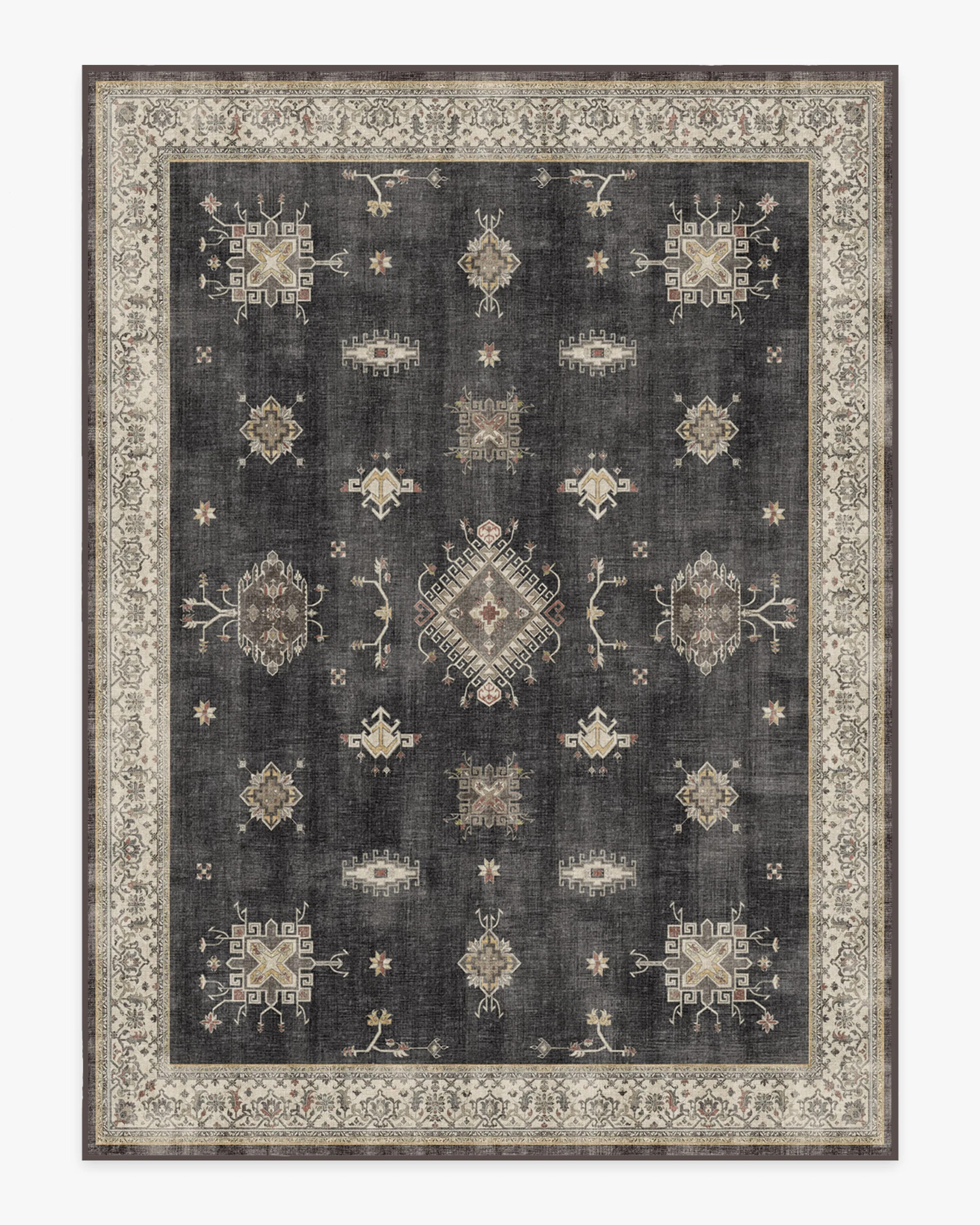 Verena Dark Wood Tufted Rug | Ruggable