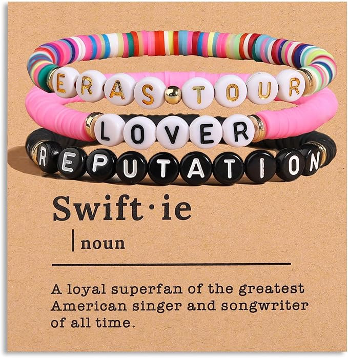 Korotho Taylor Lover Fearless Reputation Red 1989 Speak Now Midnights Bracelet for Eras Music, Ta... | Amazon (US)