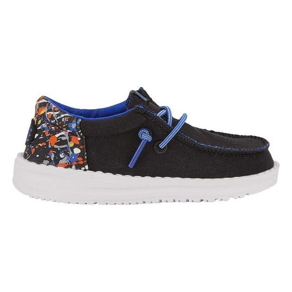 HEYDUDE Wally Funk Splatter Loafers Toddler Regular 5T Black | Scheels Sports