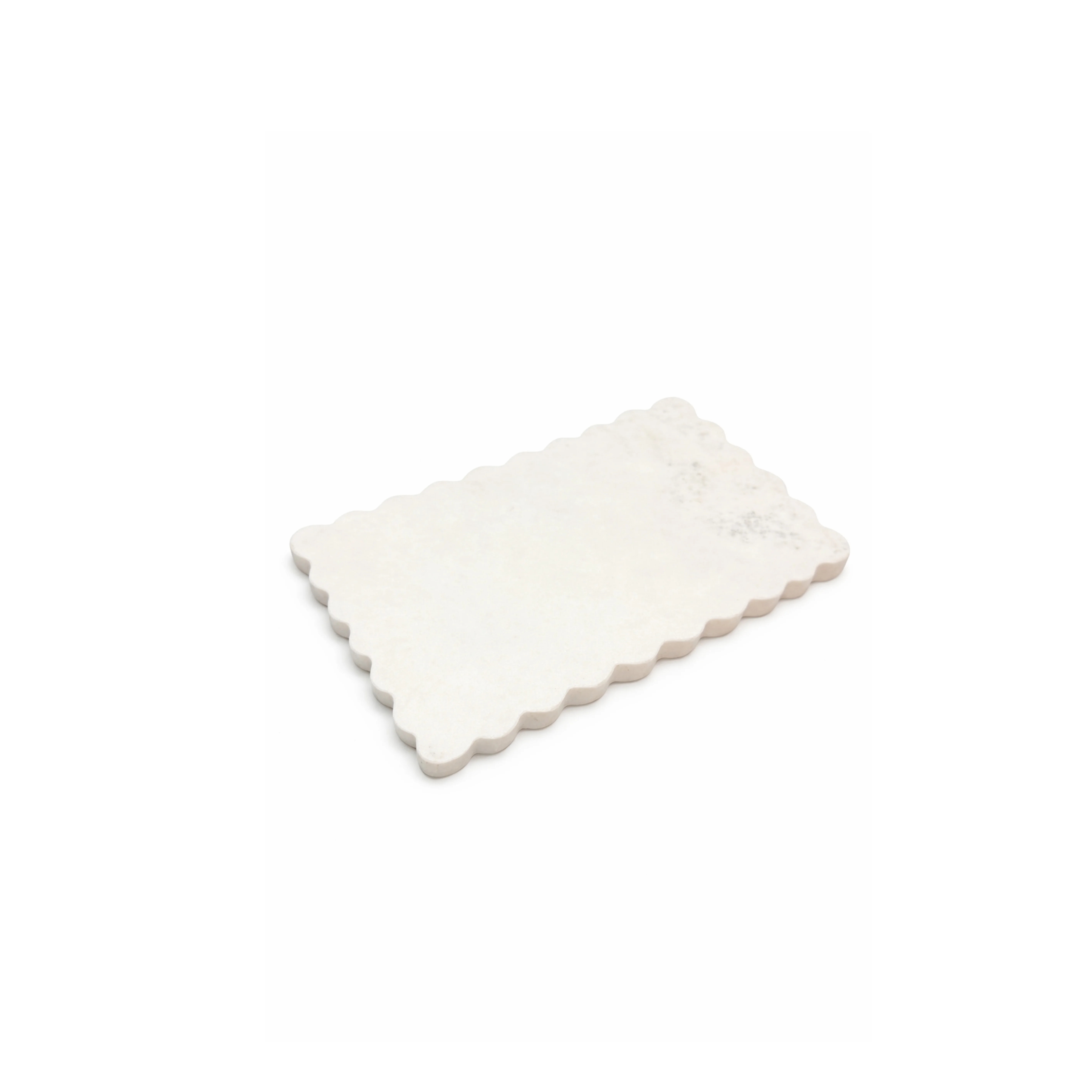 9.7" x 6" Scallop Marble Tray by Ashland  - Spring Home Decor - Walmart.com | Walmart (US)