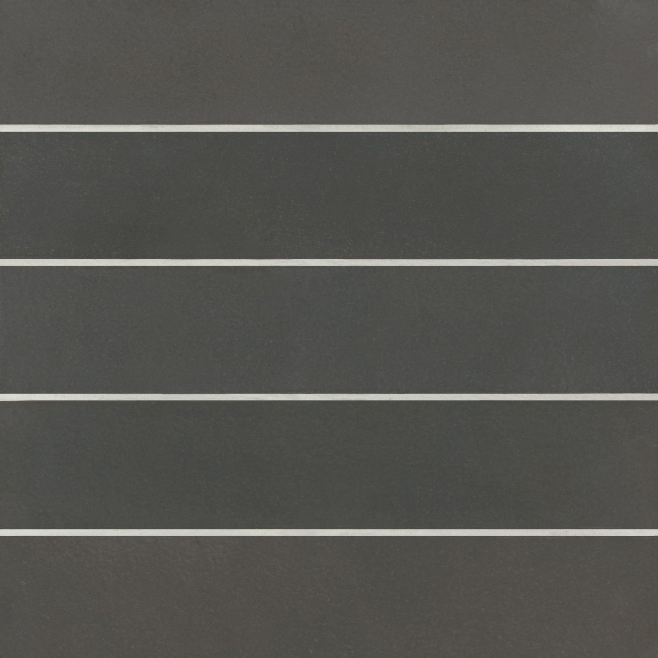 Celine 2.5" x 12" Matte Porcelain Floor & Wall Tile in Black | Bedrosians Tile & Stone