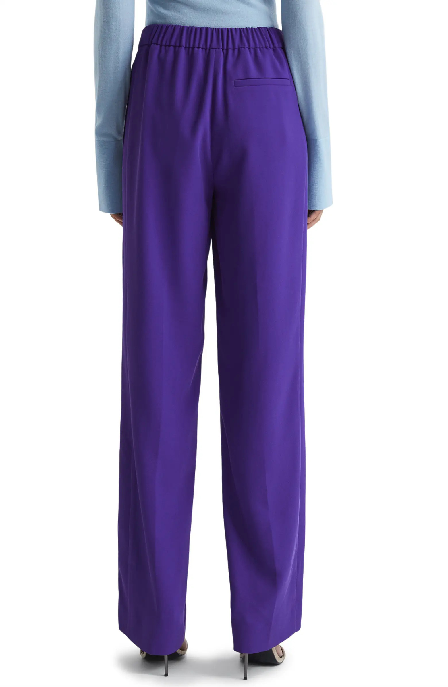 Aleah High Waist Straight Leg Trousers | Nordstrom