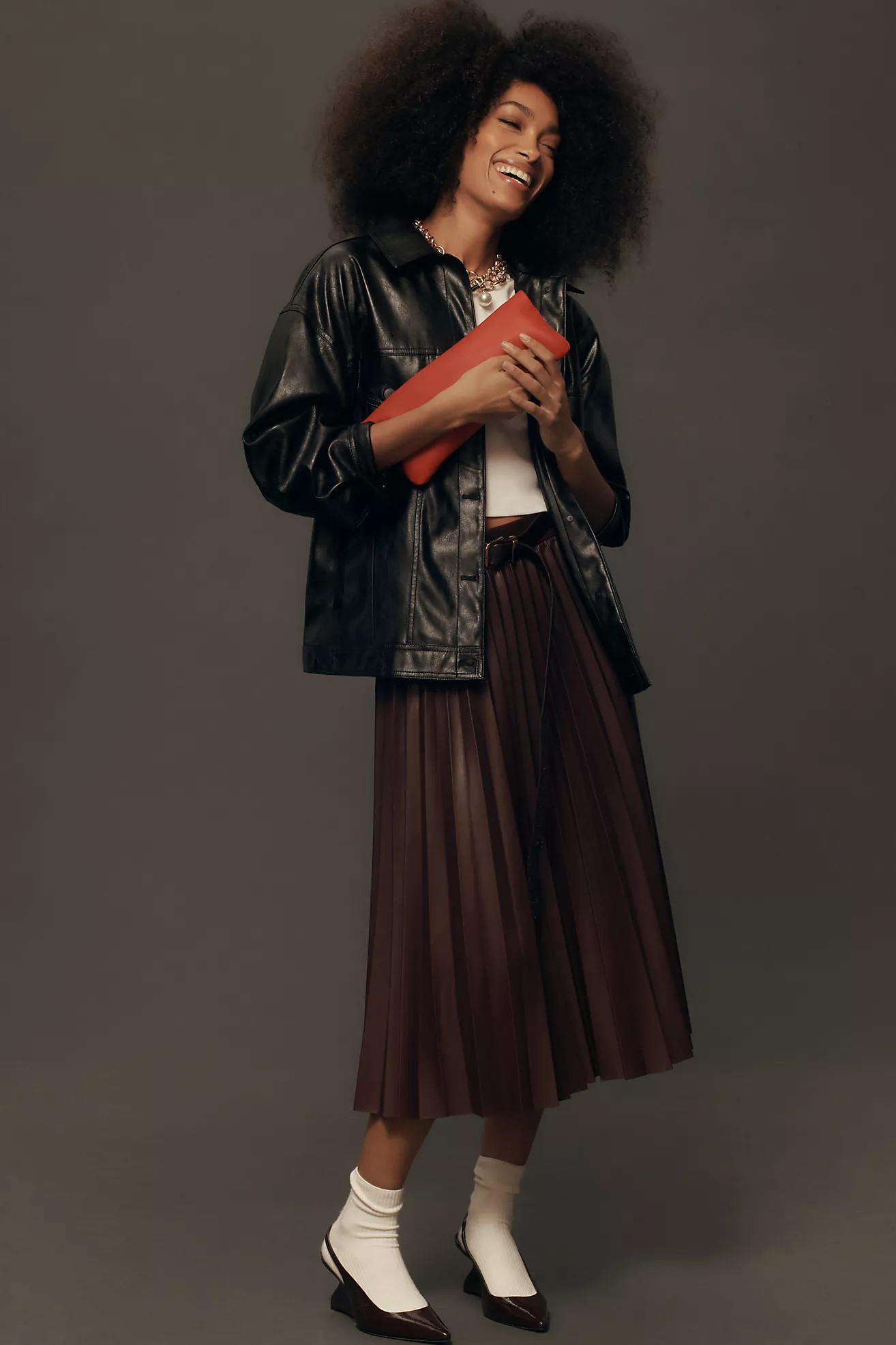 The Weston Boyfriend Jacket by Pilcro: Faux Leather Edition | Anthropologie (US)