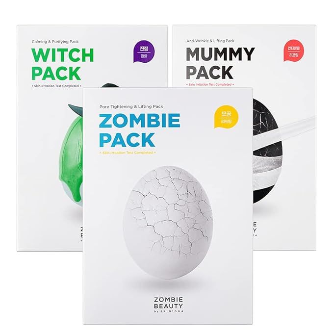 SKIN1004 Zombie Beauty Face Mask 3 Packs , Zombie Pack for Face Lift, Mummy Pack for Anti Aging, ... | Amazon (US)