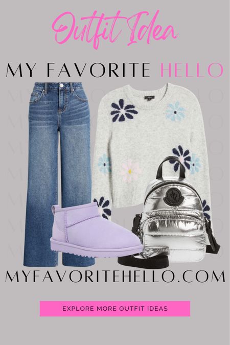 Winter outfit with jeans and sweater, Transition to spring outfit, lavendar ugg boots and jeans, spring outfit with uggs Ready for spring in lavendar ugg boots


#LTKfindsunder100 #LTKshoecrush #LTKtravel