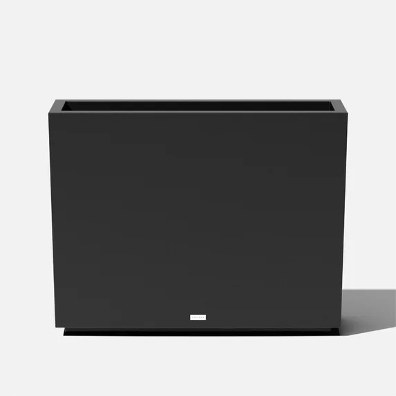 Veradek Block Series Span Medium 30" Plastic Planter - Black | Walmart (US)