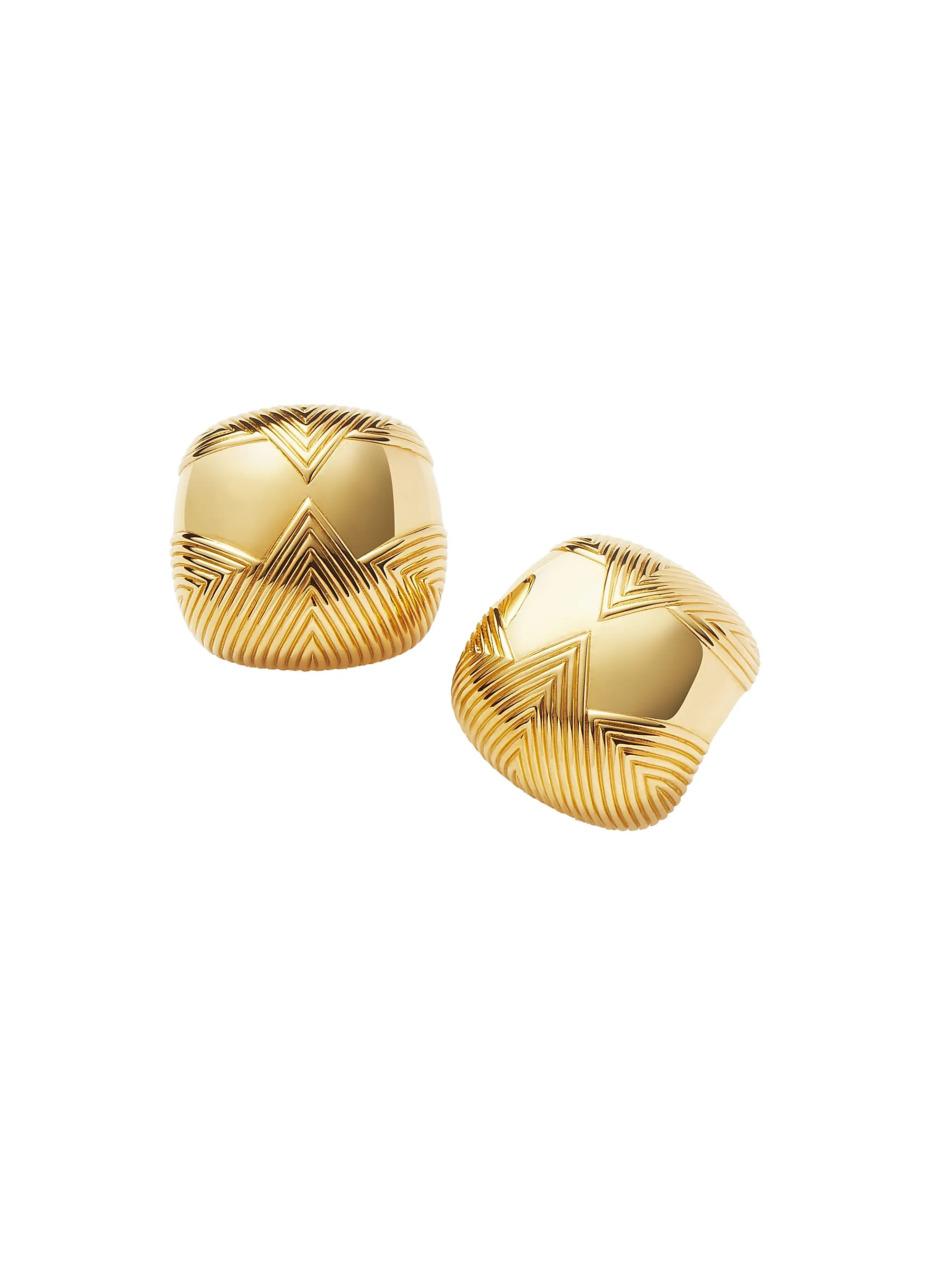 Hera 18K-Gold-Plated Stud Earrings | Saks Fifth Avenue