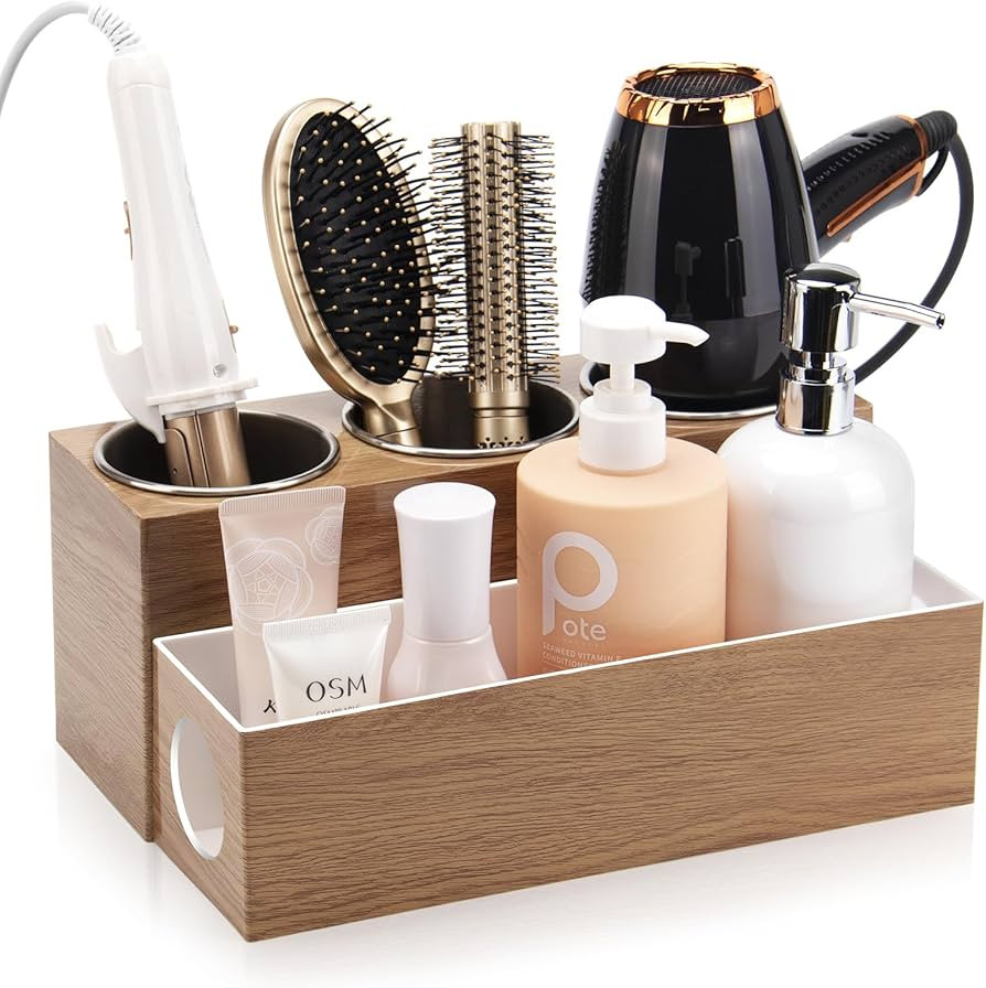 Hair Tool Organizer - Bathroom Vanity Organizers and Storage, Hair Styling Accessories Hot Tools ... | Amazon (US)