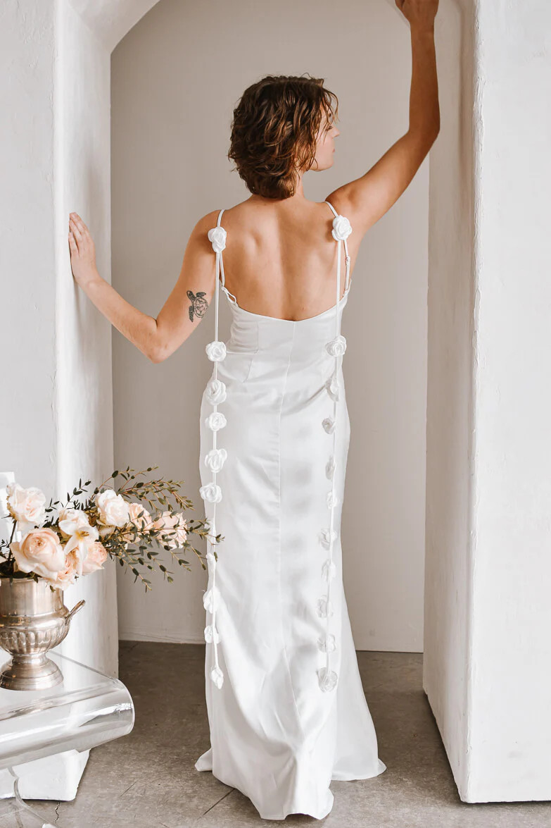 Belle Rosette Maxi Dress | Confête