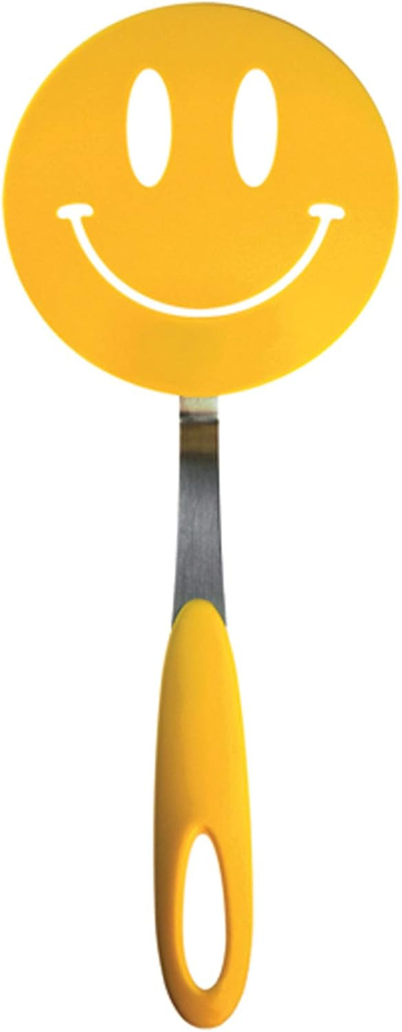 Tovolo Spatulart Smiley Nylon Flex Turner, Spatula Cooking Utensil Co-Molded With Silicone, Sturd... | Amazon (US)