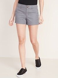 Relaxed Mid-Rise Everyday Shorts for Women - 3.5-inch inseam | Old Navy (US)