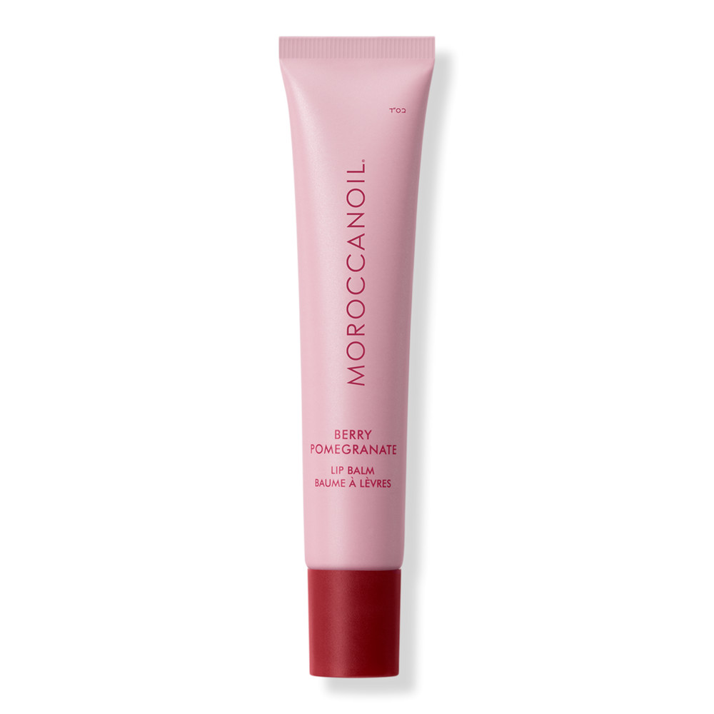 Moroccanoil Lip Balm – Hydrating Argan Butter + Peptide Lip Treatment - Berry Pomegranate | Ulta