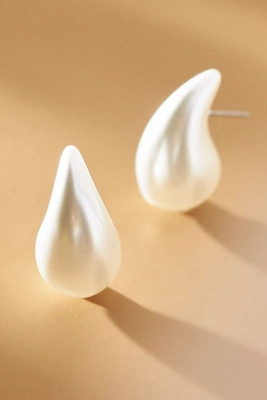 Matte Pearl Teardrop Earrings | Anthropologie (US)