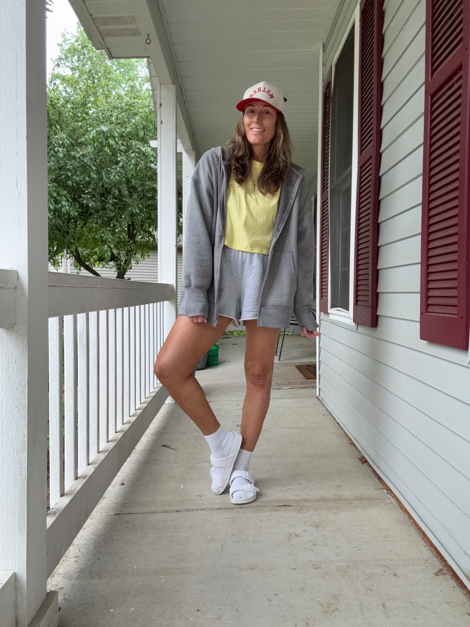 Tee is a small. Shorts are a small.

Everyday outfits. Easy outfits. Easy outfit ideas. Neutral basics. Spring outfits. Spring outfit idea. Casual outfits. Basic mom outfit. Casual outfit idea. Casual outfit. Everyday outfit. Mom outfit. Street style. Cropped tee. Sweat shorts.

#LTKOver40 #LTKFindsUnder100 #LTKSeasonal
