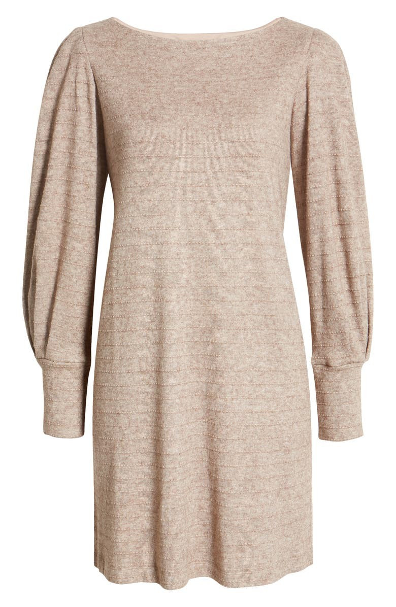 Boatneck Long Sleeve Sweater Dress | Nordstrom