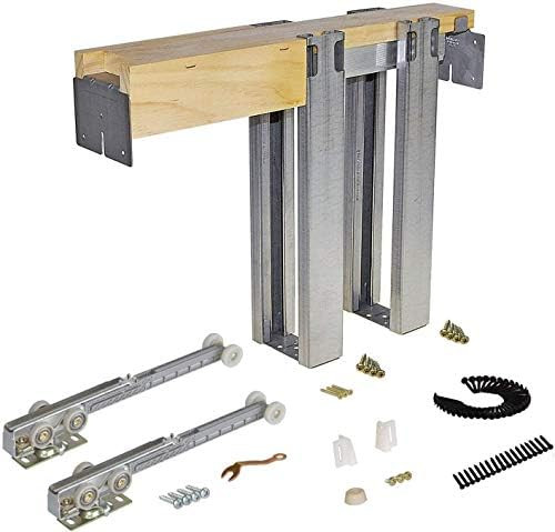 Johnson Hardware 1500 Soft Close Series Commercial Grade Pocket Door Frame for 2x4 Stud Wall (28 ... | Amazon (US)