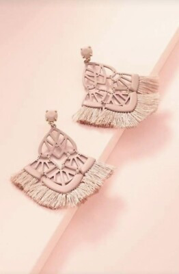 Stella & Dot Alexandria Blush Chandelier Earrings - New on Card!  | eBay | eBay US