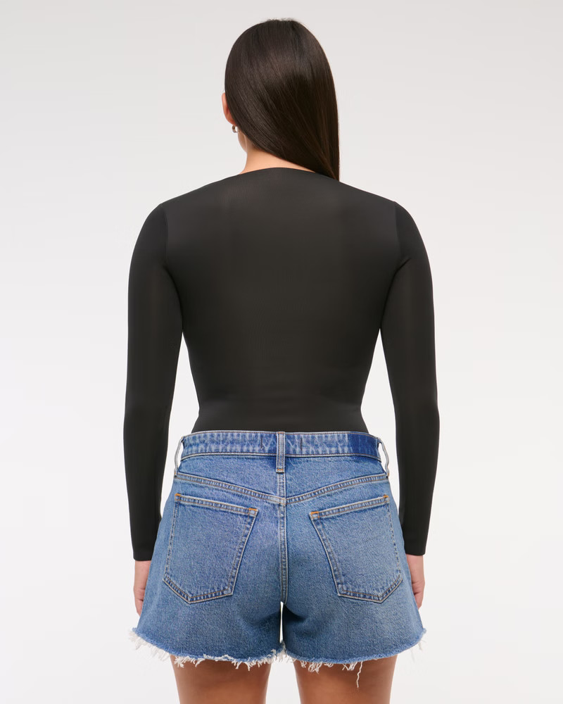 Women's Curve Love Mid Rise A-Line Short | Women's New Arrivals | Abercrombie.com | Abercrombie & Fitch (US)