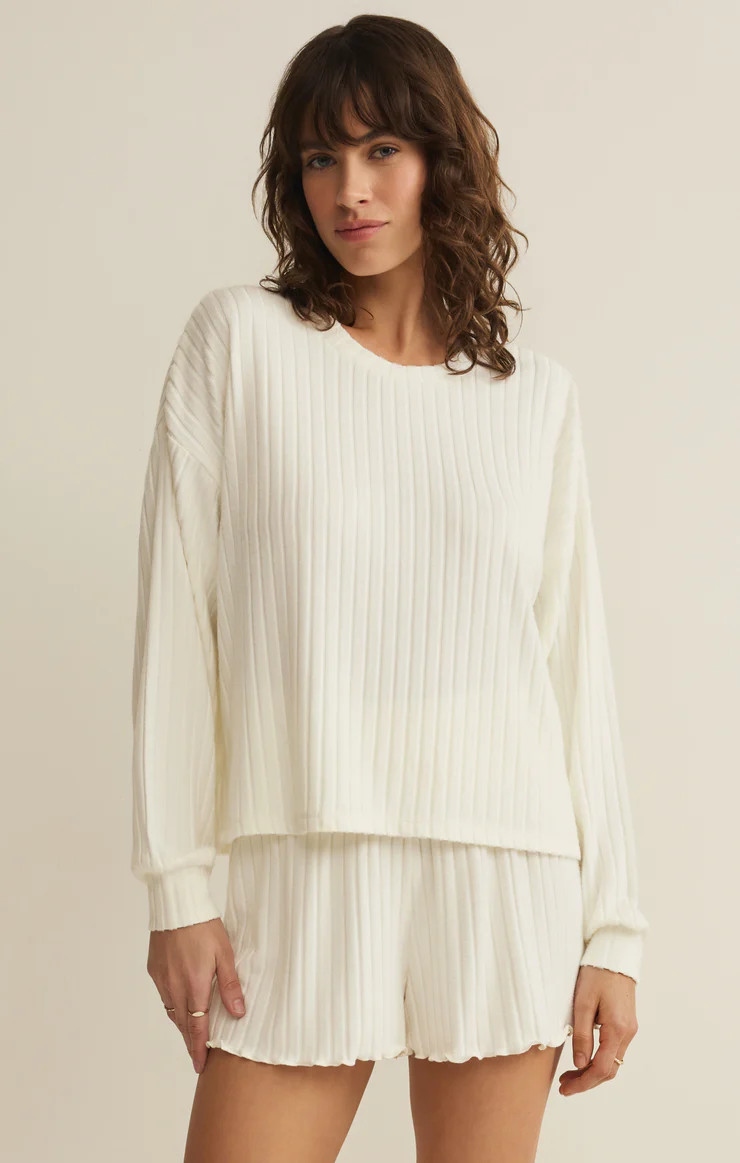 Daydream Silky Rib Long Sleeve Top | Z Supply