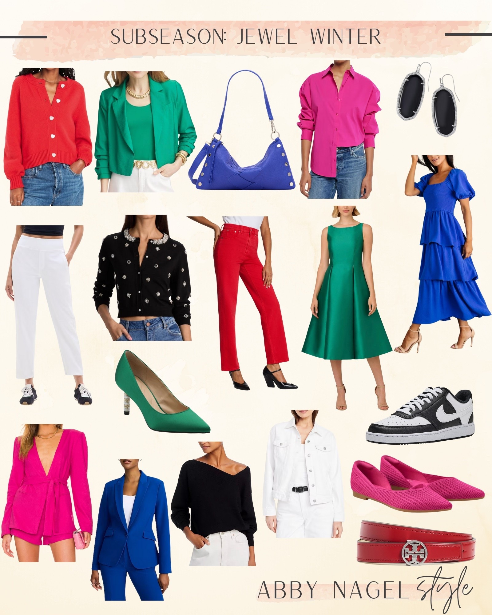 Jewel winters shine in high contrast, saturated jewel tones  

#LTKFindsUnder100 #LTKFindsUnder50