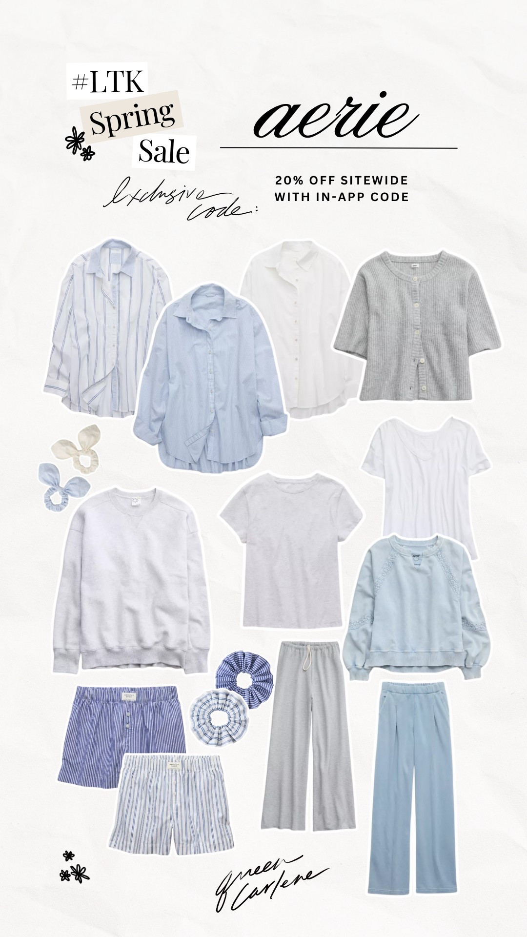 So many aerie spring loungewear finds on sale for the LTKSpringSale! I need one of each! be sure to copy the in-app exclusive code to save $$$ now through 3/18! ♡

#LTKMidsize #LTKFindsUnder50 #LTKSpringSale